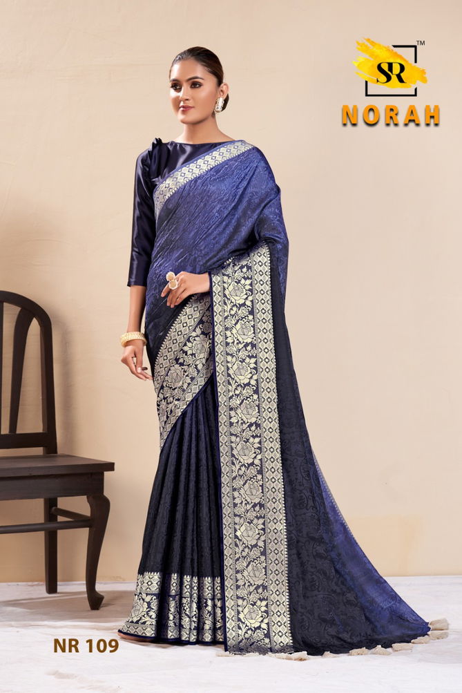 Sr Norah  Exclusive Designer Wholesale Party Wear Sarees 

